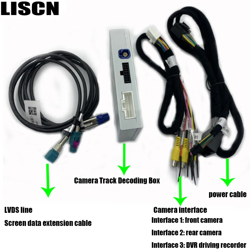 $102.30 car rear camera For Audi A1 8X 2010 ~ 2019 backup Camera Interface Original Screen upgrade Decoder Reversing camera DVR