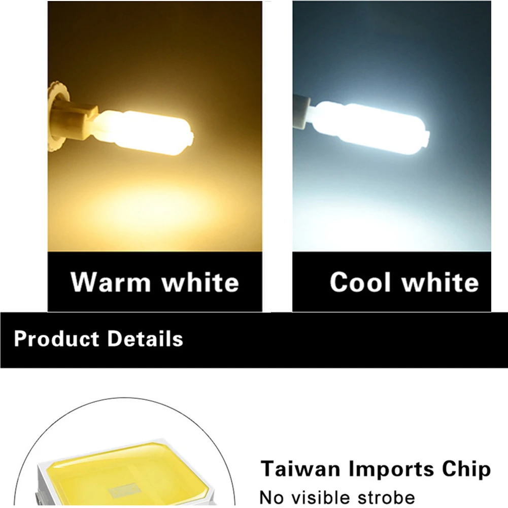 

3W Dimmable G9 LED Lamp 300lm 220V SMD 2835 Bulb LED Spotlight Warm White Light