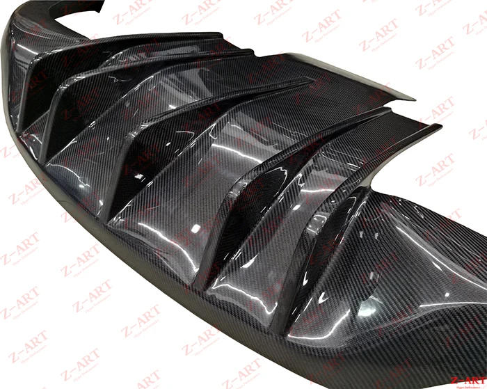 Z-ART carbon fiber rear diffuser for Maserati Gran Turismo 2008-2019 lip GT chin | Автомобили и мотоциклы