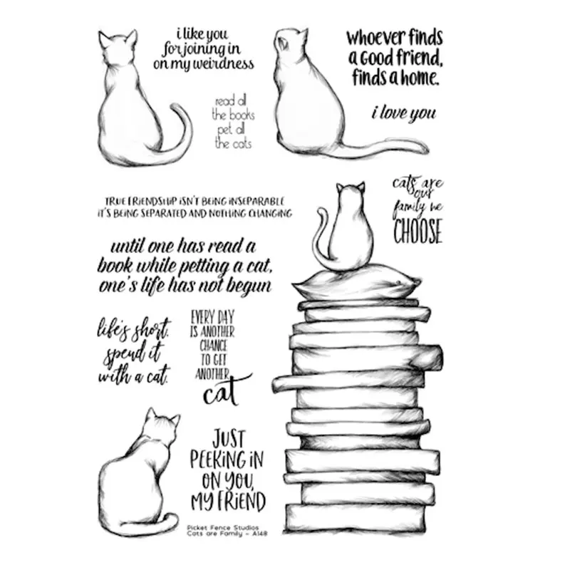 

Variety Cute Cats Pattern Animal Background Decoration Metal Cutting Stencil DIY Scrapbooking Easter Craft Embossing 2021 Newest