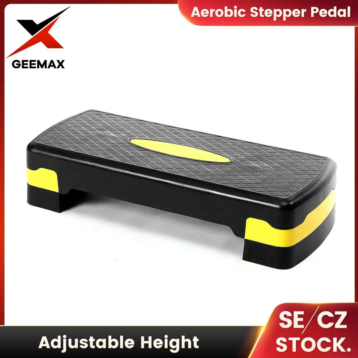 

GEEMAX 100KG Fitness Aerobic Step Non-slip Cardio Yoga Pedal Stepper Gym Workout Exercise Fitness Equipment