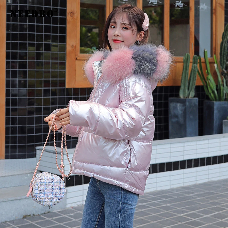 Women Winter Jacket with Hood Casual Loose Woman Winter Coats and Puffer Jacket Padded Outwear Winter Jacket Women Parka Mujer