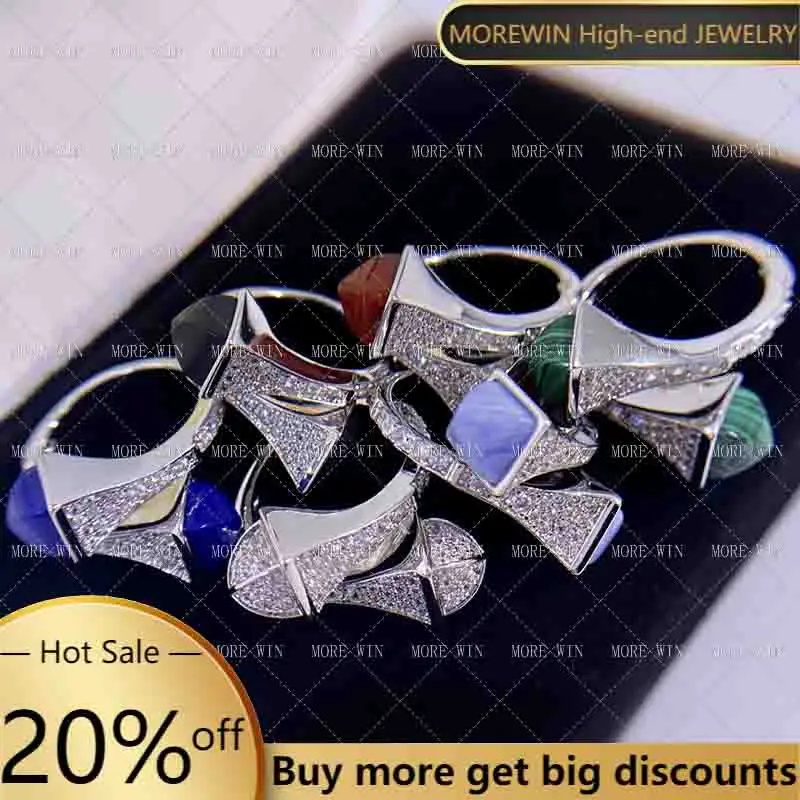 

Женское кольцо из серебра 2022 пробы, с треугольной пирамидой