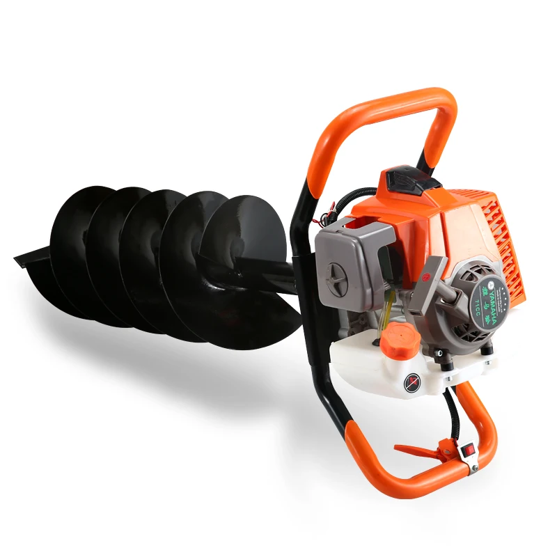 

High power ground drilling agricultural single gasoline engine drilling ground