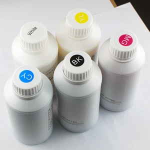 5*500ML / 5*1000ML Textile InK Garment DTG Ink For DX5 DX6 DX7 DX10 Printhead For Tshirts Clothes Printing