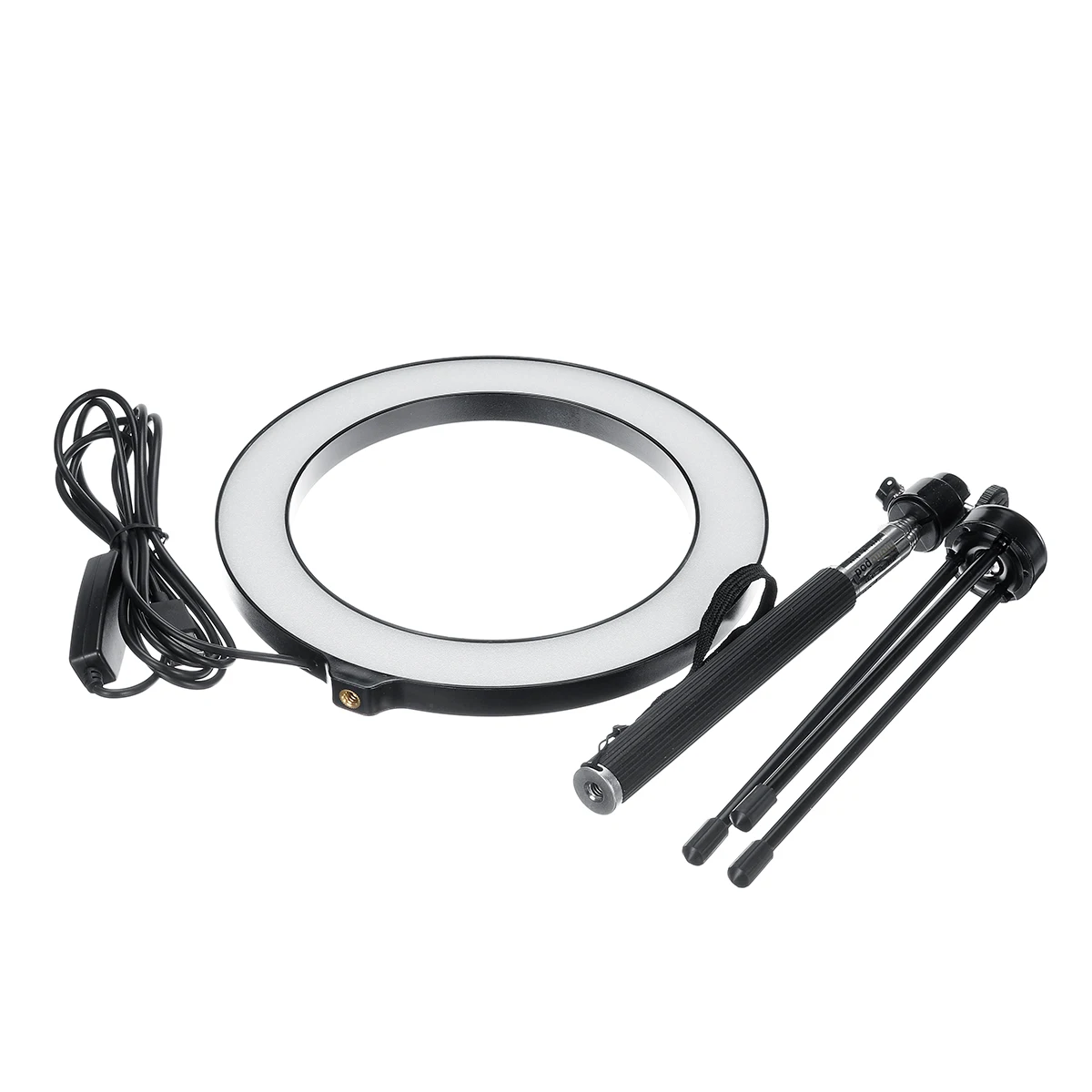 Кольцевой светильник для селфи 3 в 1 20 см со светодиодный ъемным
