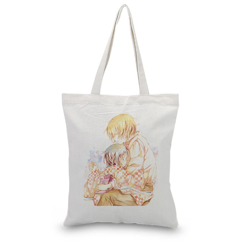 Холщовая Сумка-тоут для ежедневного использования кимоно Аниме Сумка на заказ