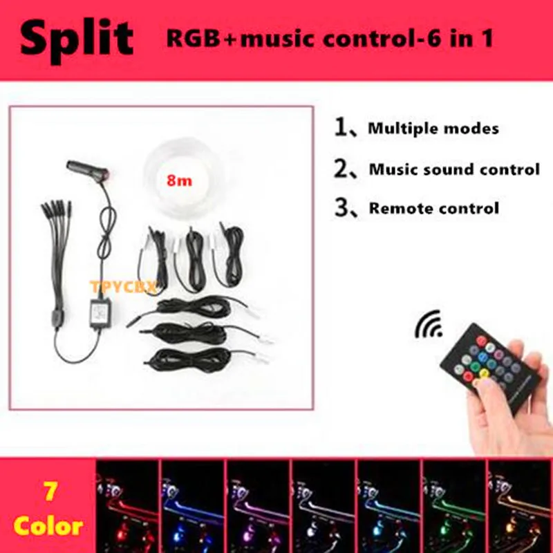 

Светодиодсветильник RGB лента для салона автомобиля, гибкая неоновая лампа с дистанционным управлением, Bluetooth, телефона, для создания атмосф...