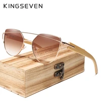 kingseven handmade wood sunglasses men bamboo sunglass uv400 women brand design original wood glasses oculos de sol masculino