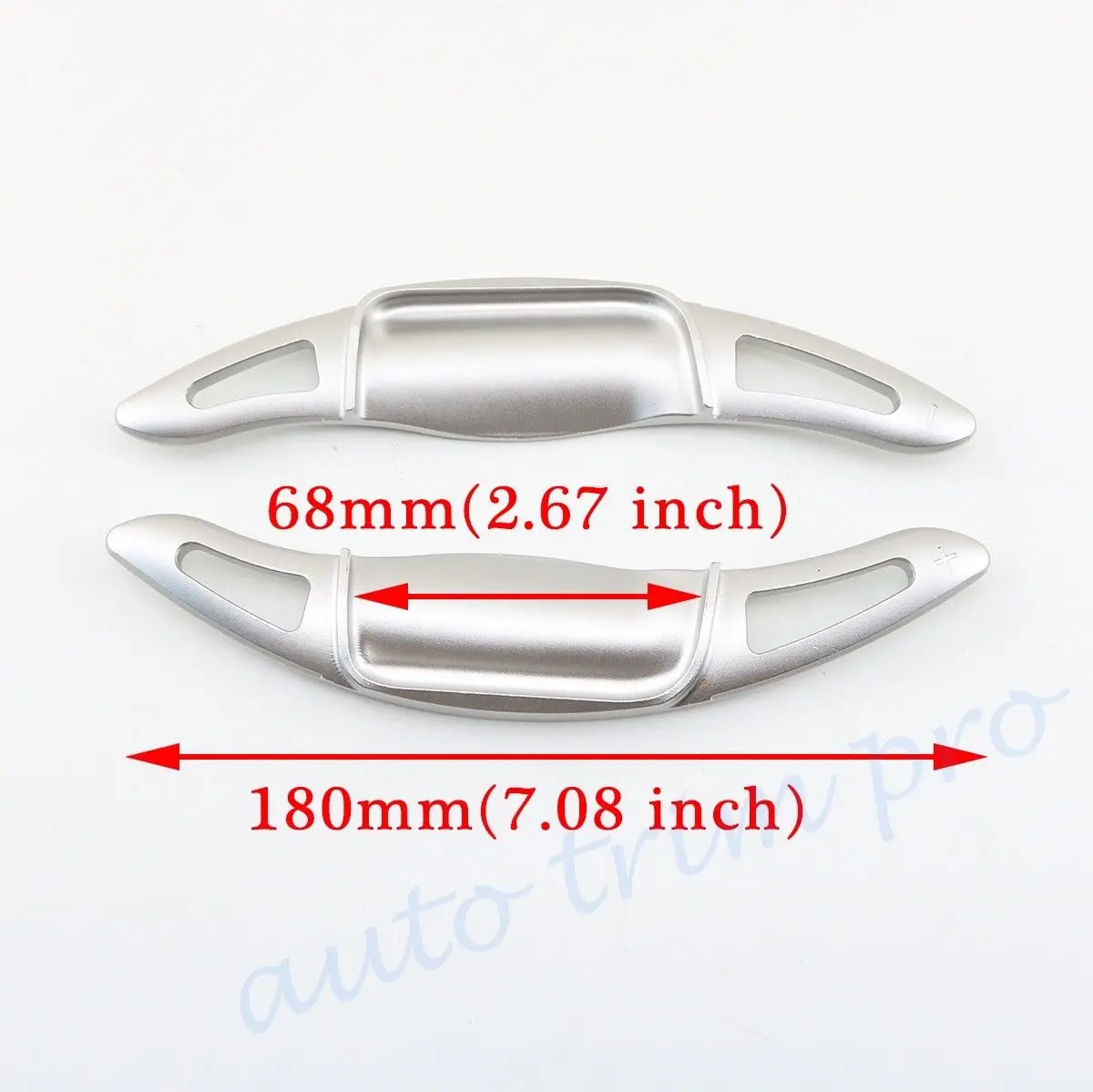 Серебристый автомобильный DSG рычаг переключения передач на руль удлинитель