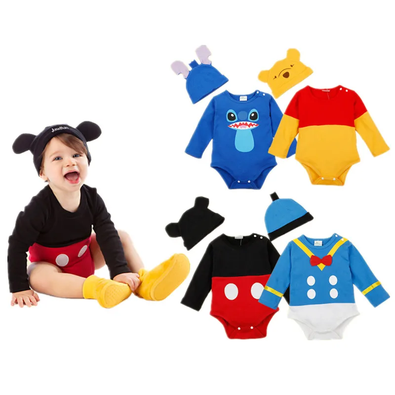 Детское хлопковое боди с Микки-Маусом для мальчиков | Мать и ребенок