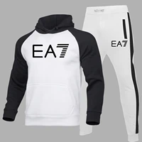 2021 autumn and winter new mans sets sportswear two piece long sleeved hoodie sweatpants quality sportswear training clothes