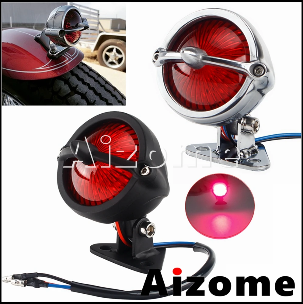 

Universal 12V Motorcycle Rear Brake LED Tail Stop Light Lamp for Chopper Bobber Cafe Racer Retro Taillight Rear Brake Stop Lamp