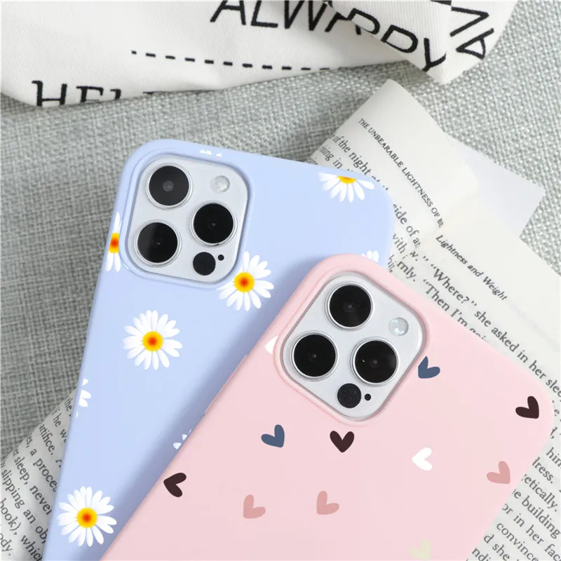 

Soft TPU Phone Case For iPhone 12 Pro mini XS Max XR 7 8 6 6S Plus SE 2020 Cactus Flower Cover