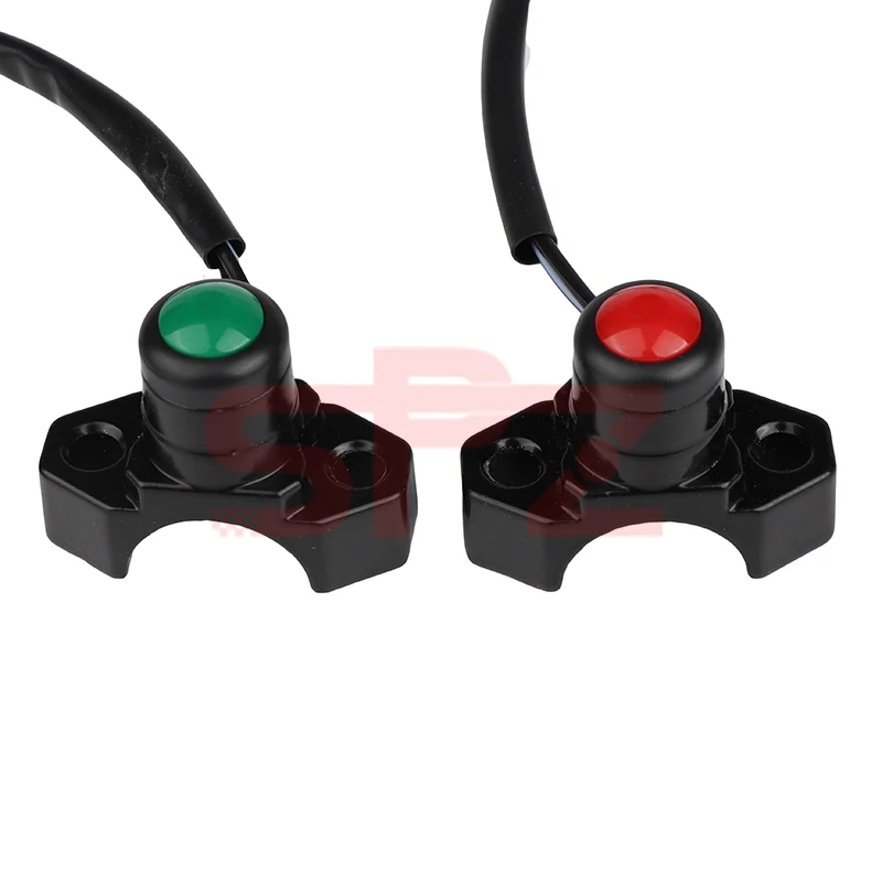 

General Motorcycle Switch Aluminum Handlebar Mounted Headlight Power Start Anti-fog Light Button