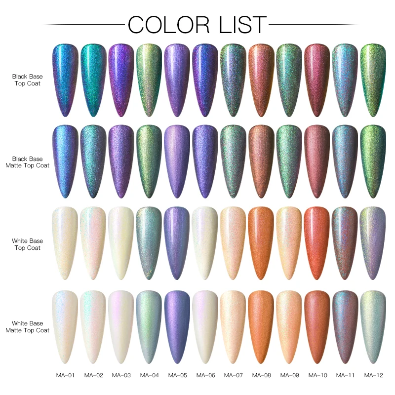 8 мл Гель-лак для ногтей голографический лак Блестящий отмачиваемый долговечный