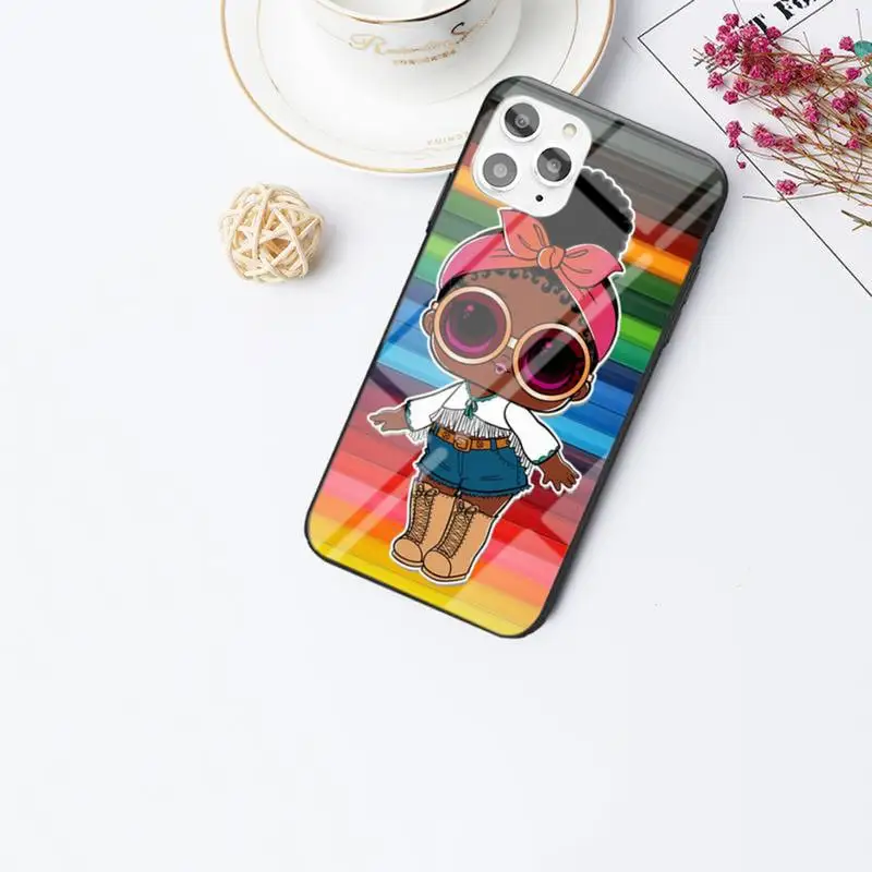 

GIRL Lol Dolls Phone Case For IPhone 6 6s 7 8 Plus X Xs Xr Xsmax 11 12 Pro Promax 12mini Tempered Glass