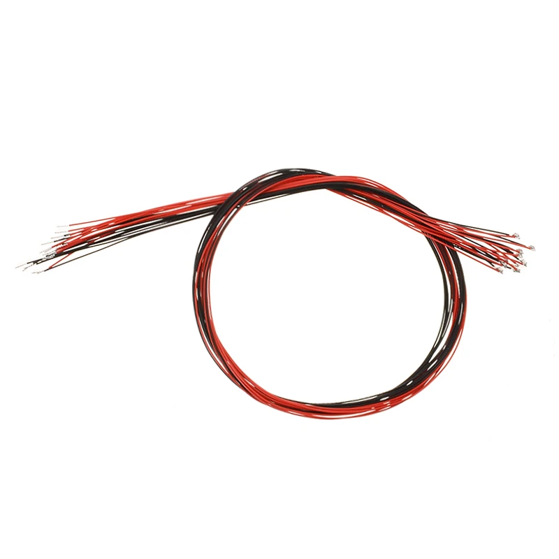 10 шт. #0402 SMD светодиодный предварительно припаянный Micro Litz Проводные светодиодные