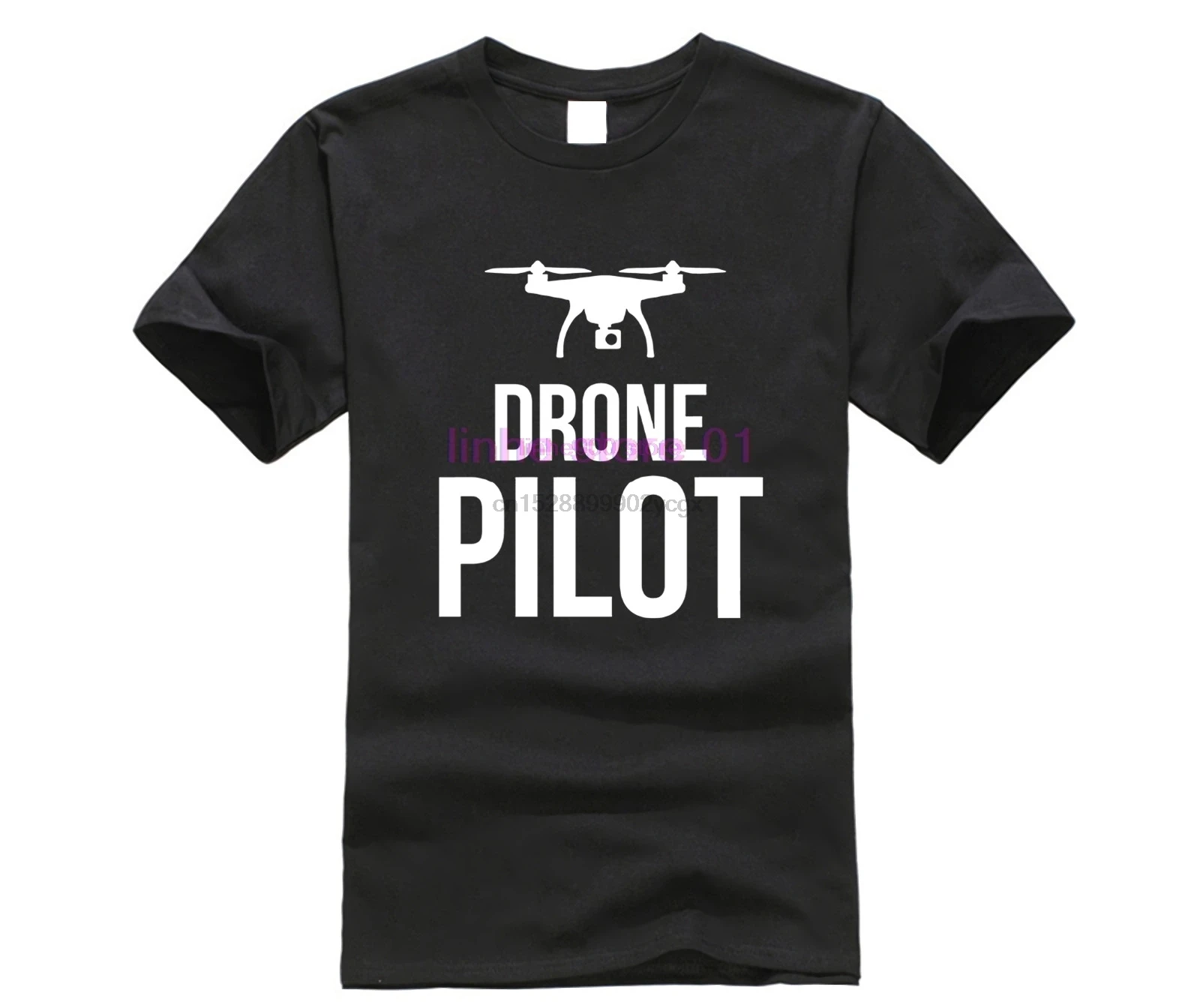 Дрон Pilot вид изделия спереди на пятке Повседневная обувь подарок футболка 2019