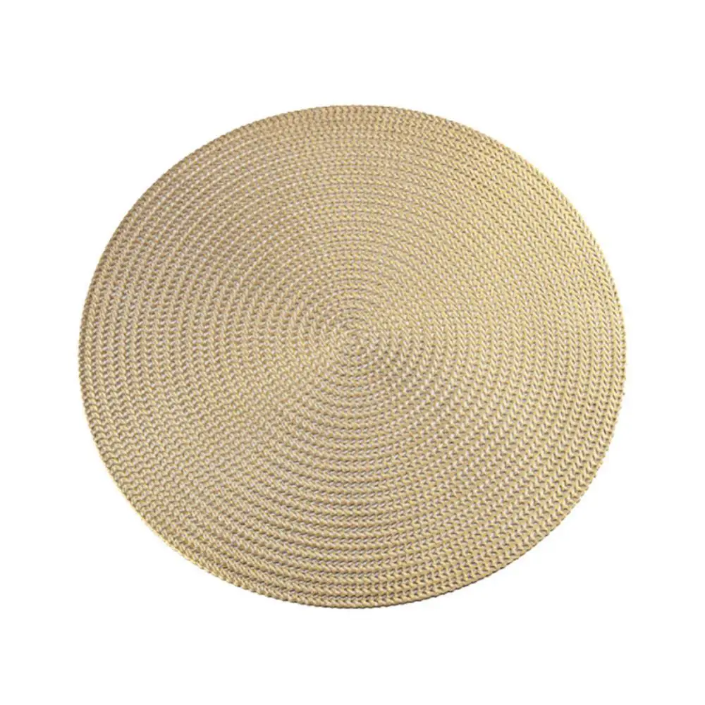 

Round Non-slip Insulation Bowl Mat Pad Restaurant Dinning Table Placemat Decor