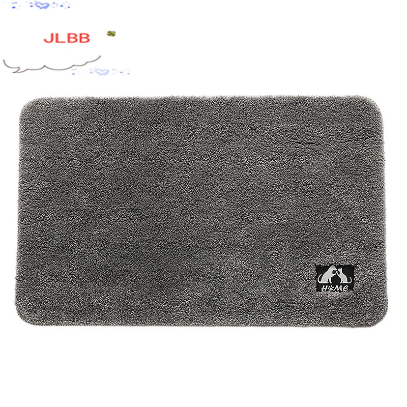

Modern eco-friendly microfiber suede bath mat PTR latex non-slip bottom bathroom bedroom kitchen balcony rug