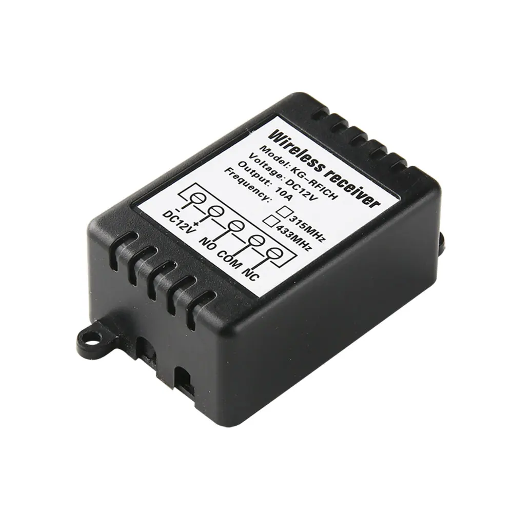 kit1 DC 12 В 10A 1CH пульт дистанционного управления релейный модуль Умный дом Контроль приемник задержки с универсальным беспроводным 433 МГц РЧ передатчики - Комплект: kit1