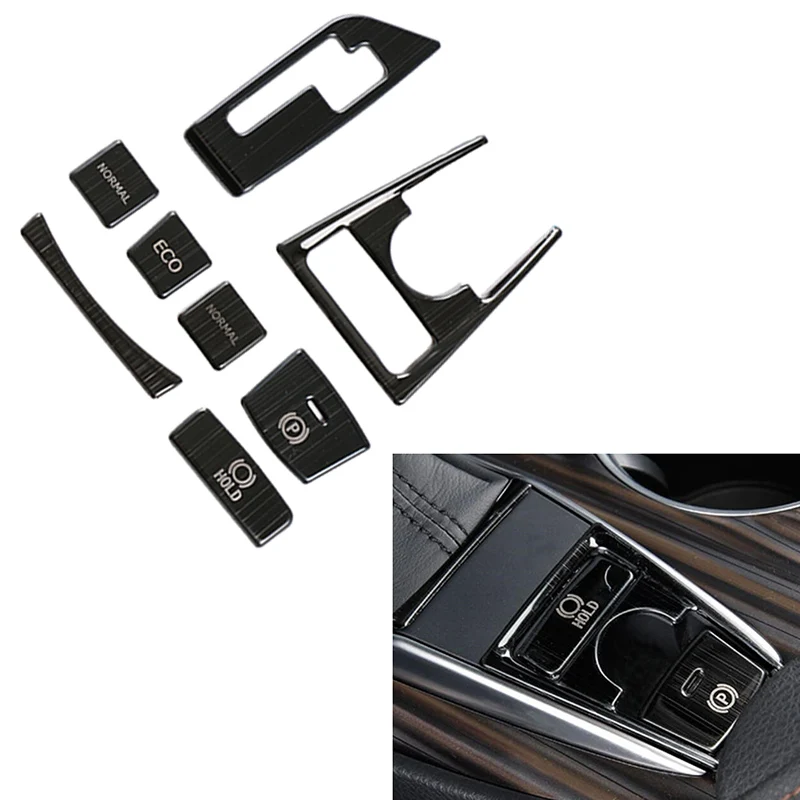 Car Multimedia Control Button AUTO HOLD Frame Cover Trim For Toyota Camry 2018-2020 Gear Shift Panel Sticker | Автомобили и