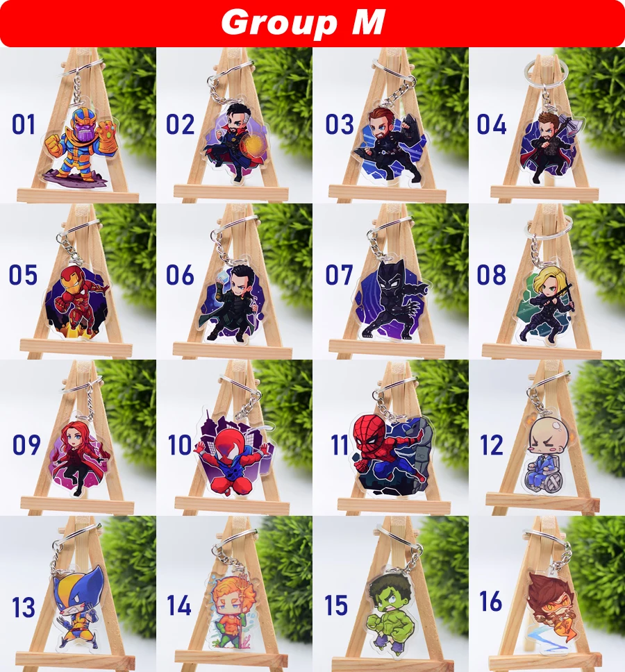 Горячая Распродажа аниме-брелок для ключей Chibi брелок 1 шт. Высокое качество Мультфильм брелок аксессуары амулеты акриловая подвеска часть одна