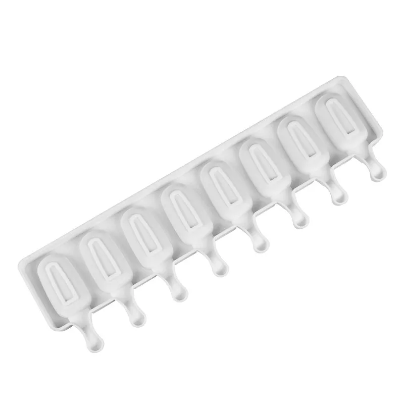 

4/8 Cavity Ice Cream Mold Popsicle Silicone Molds DIY Homemade Fruit Juice Dessert Ice Pop Lolly Tray Mould