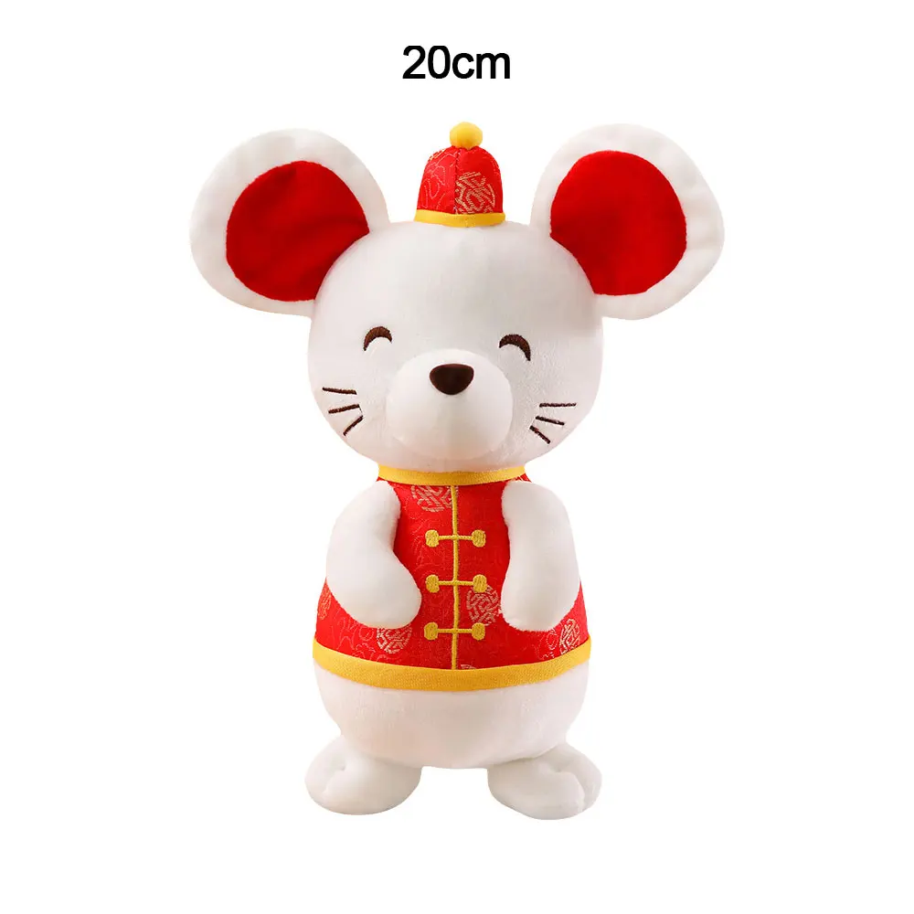 As Shown 20 см 35 см год крыса талисман плюшевая мышь в Танг костюм мягкие игрушки китайский год вечерние украшения подарок игрушечная крыса Прямая поставка - Цвет: As Shown