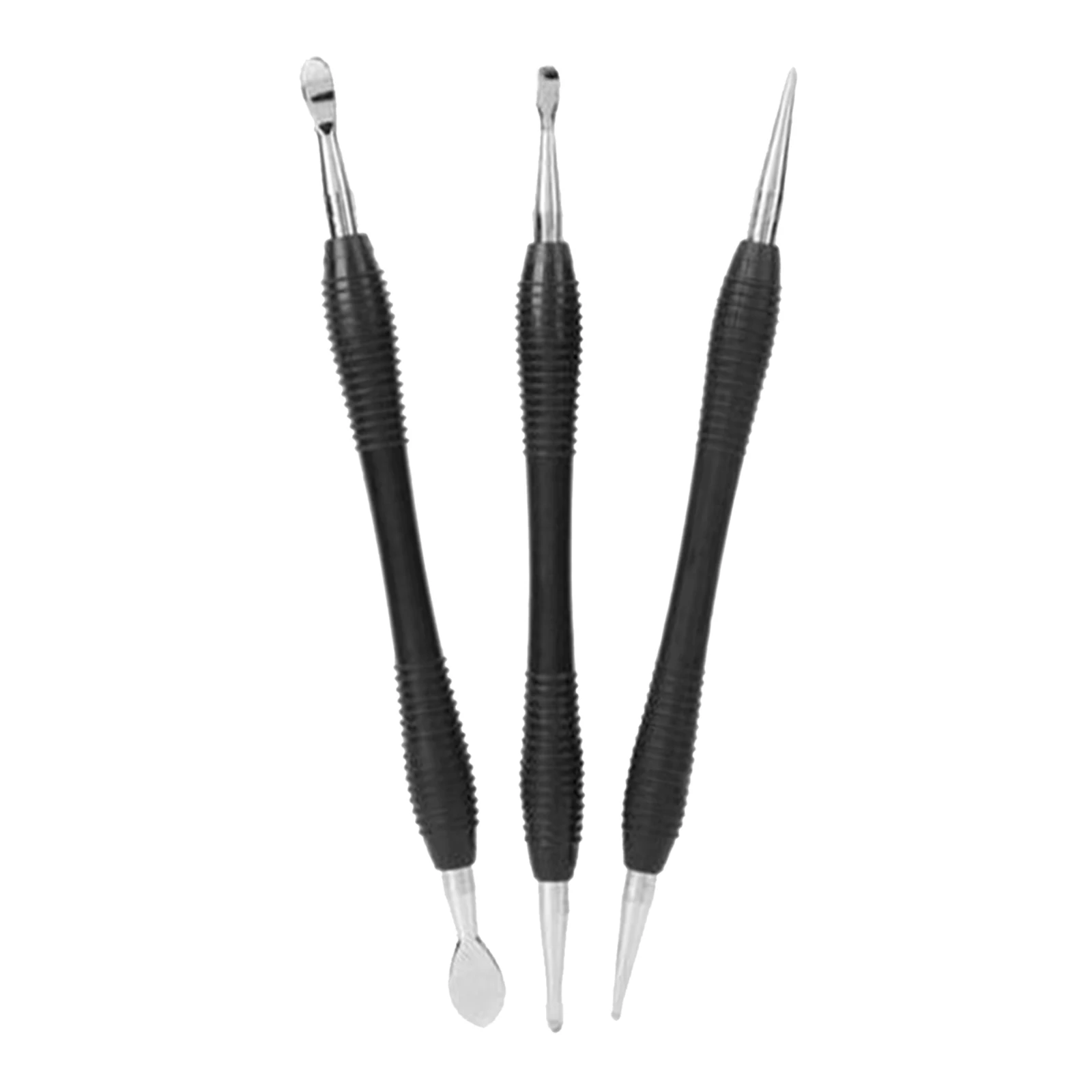 

Leathercraft Grooving Rub Double End Leather Cone Spoon Skiving