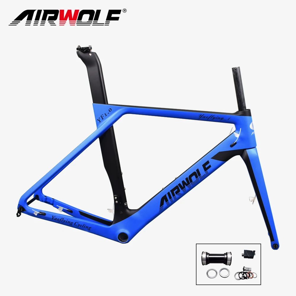 

OEM картина углеродистая рама для дорожного велосипеда дисковый тормоз легкий Di2 механические гоночный дорожный велосипед фреймов с вилкой ...