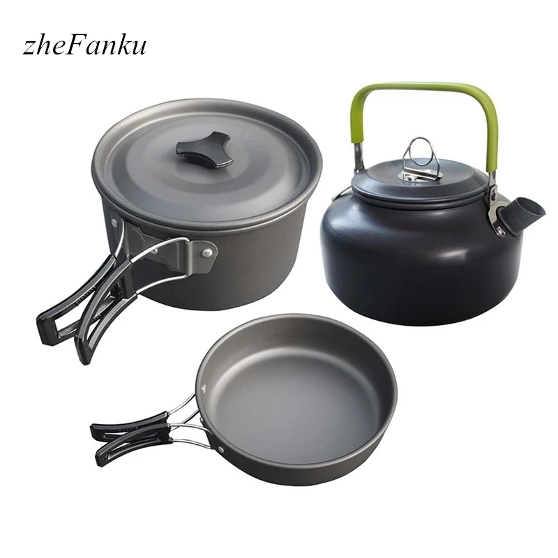 Походная посуда для туризма пикника костра сковорода Пешие прогулки уличный