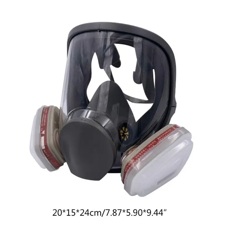 Полностью лицевая респиратор противогаз для аэрозольной живописи бензол