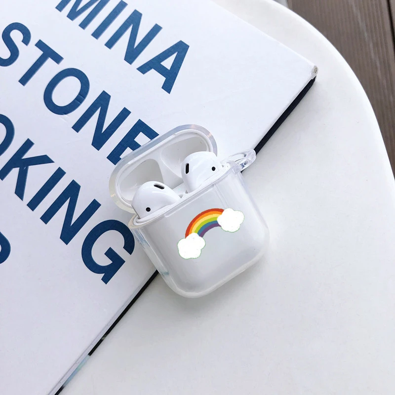 Модный чехол INS Candy Bear для Airpods 2 1 мягкий силиконовый защитный наушников |