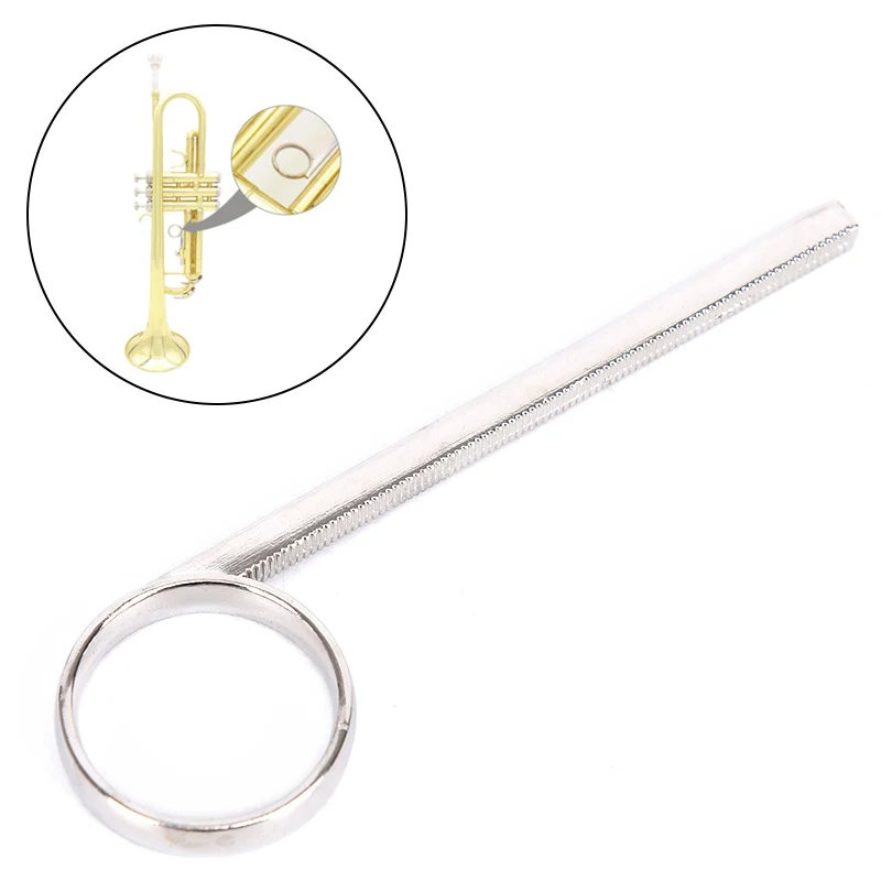 

Nickel Plated Metal Trumpet 3rd Valve Slide Finger Pull Ring For Professional Trumpet Cornet Replacement Accessories