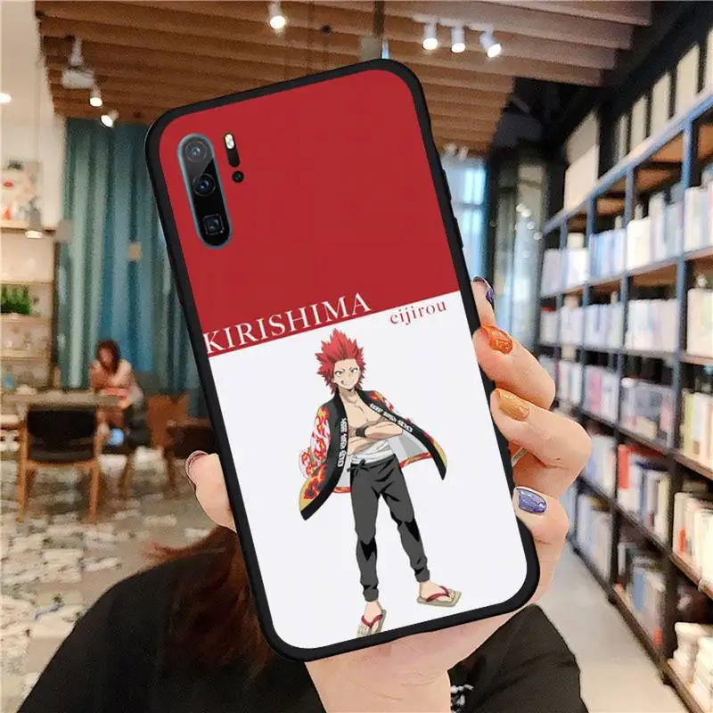 

New My hero academia Kirishima Phone Case For Huawei honor Mate P 9 10 20 30 40 Pro 10i 7 8 a x Lite nova 5t