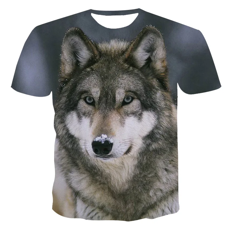 

2021 Summer Hot Sale Men's Funny 3D Fashion Unisex Adult T-Shirt Short Sleeve Casual O-Neck Breathable Cartoon Animal Top100-6XL