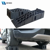 benoo upgraded black 16000lb long antiskid working ramps portable automotive ramps repair maintenance jack lift tools accesories