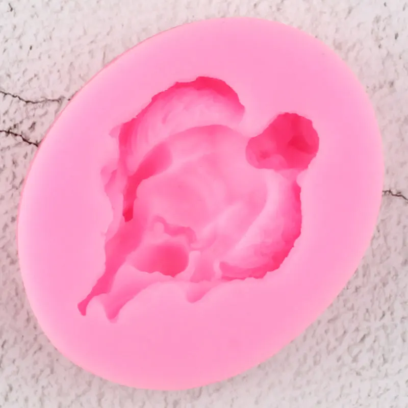 Angel Baby Border силиконовые формы кекс Topper инструменты для украшения тортов из мастики