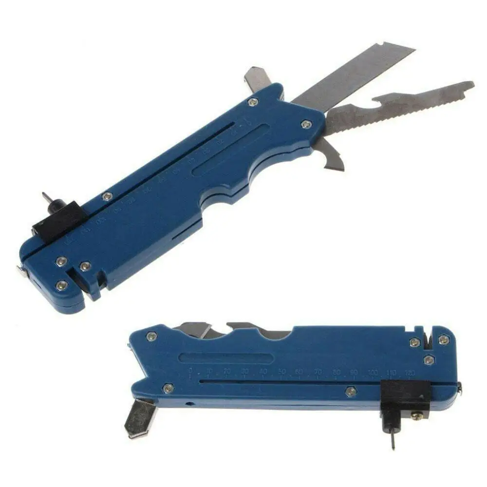 

Multifunction Glass Tile Cutter Professional Glass Kit Ruler With Measure Cutter Tool MetalCutting R8A4