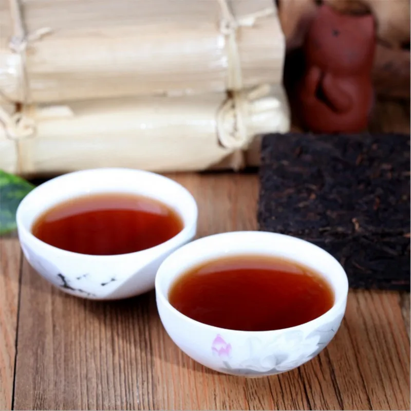 Китайский чай пуэр более 15 лет китайский Юньнань старый спелый 250 г для ухода за