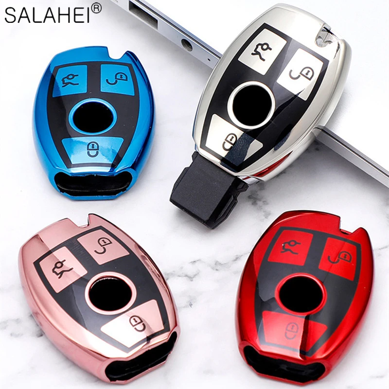 Модный новый мягкий ТПУ смарт ключ для автомобиля защитный чехол с полным
