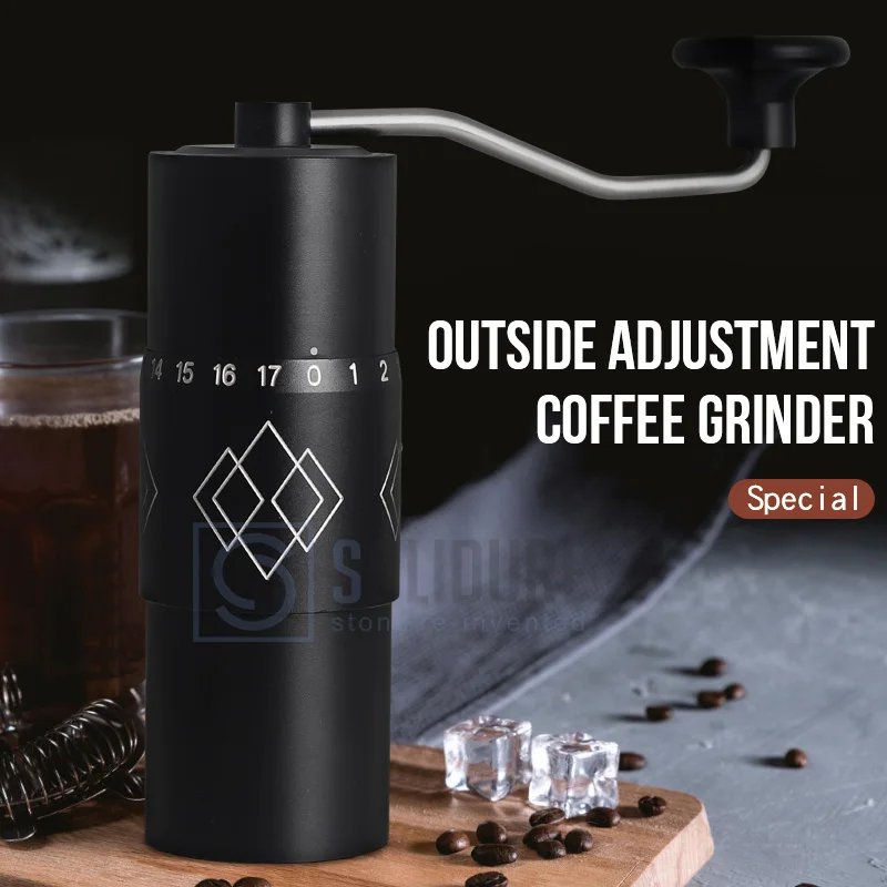 Ручная кофемолка из нержавеющей стали мини кофемолка|Ручные кофемолки| |