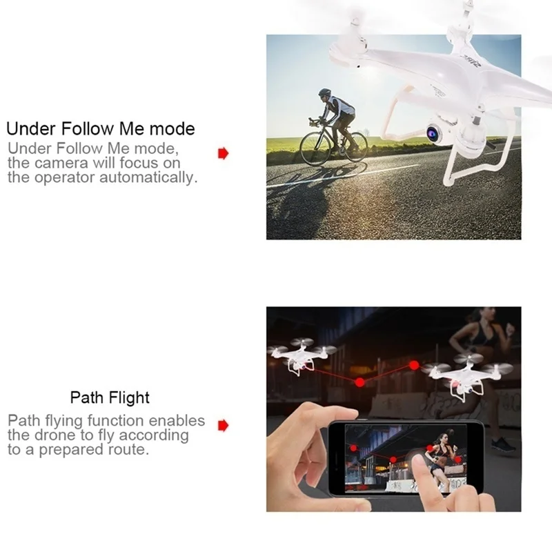 GPS RC Квадрокоптер Wi Fi Дрон с камерой FPV 1080P камера селфи удержание высоты