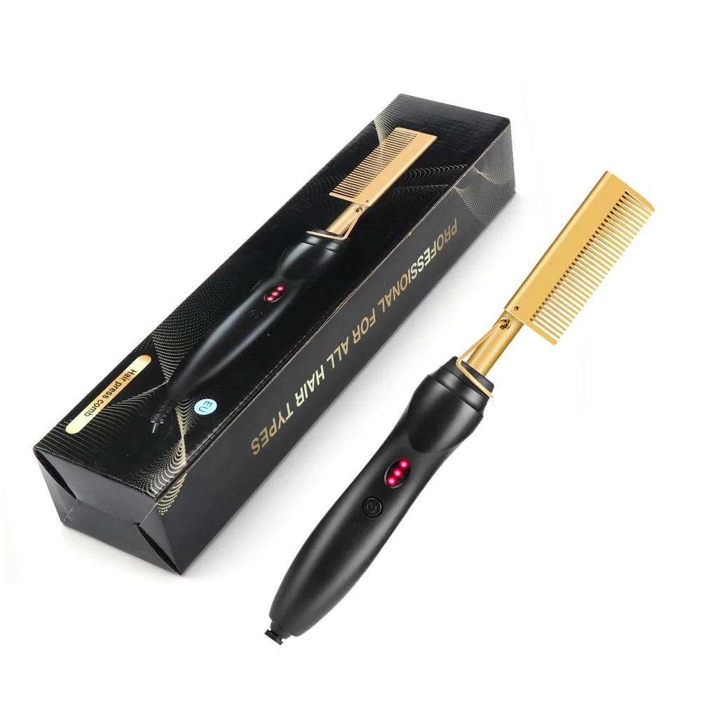 

Electric Hot Heating Comb 2 in 1 Hair Straightener Hair Curler Multifunctional Straightening Iron Dropshipping Niche Product FR