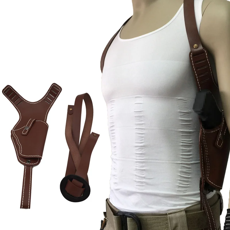 Adjustable Tactical Shoulder Holster Shooting Hunting Accessories Right Hand Pistol Gun Holster Pouch Fit Glock 17 19 23 28 32