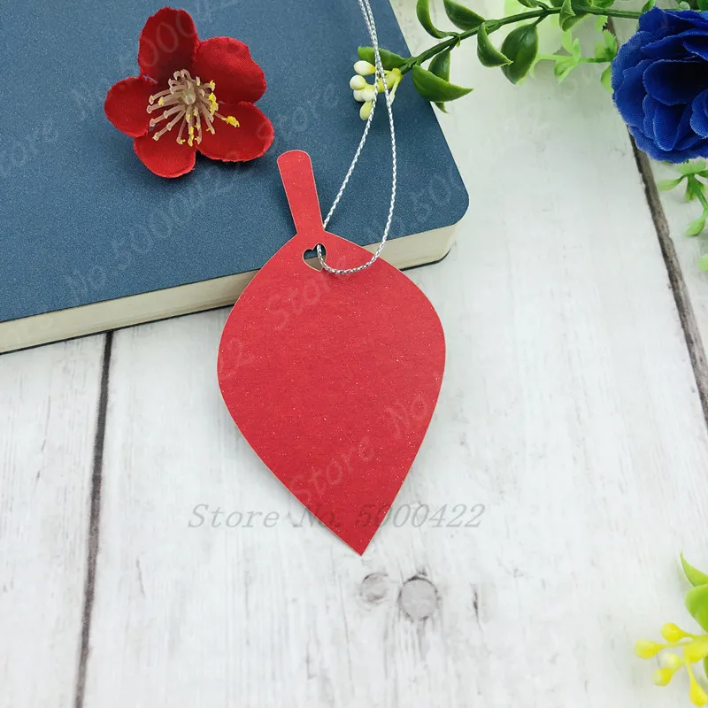 50 шт. карточка с листьями висячая бутылка подвесная Подарочная бирка поделки