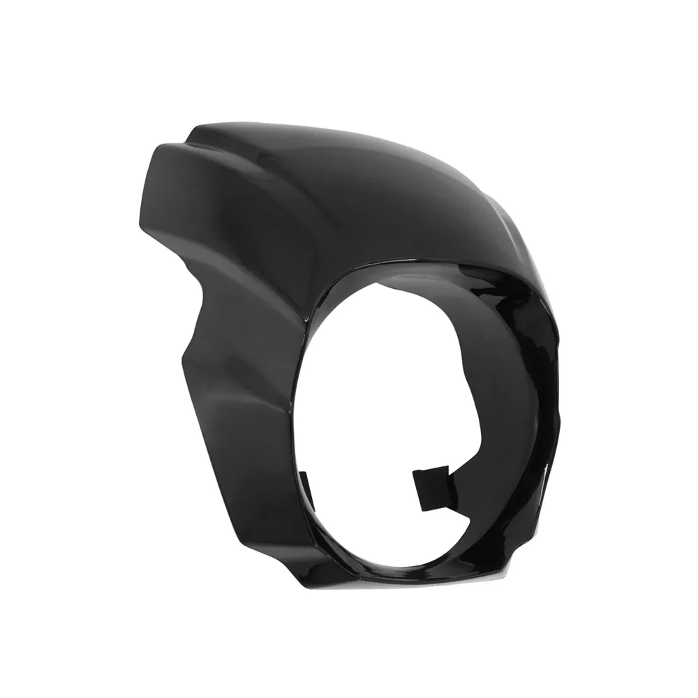 Мотоциклетный глянцевый черная/матовая черная накладка фары Faring для Harley Softail breaker