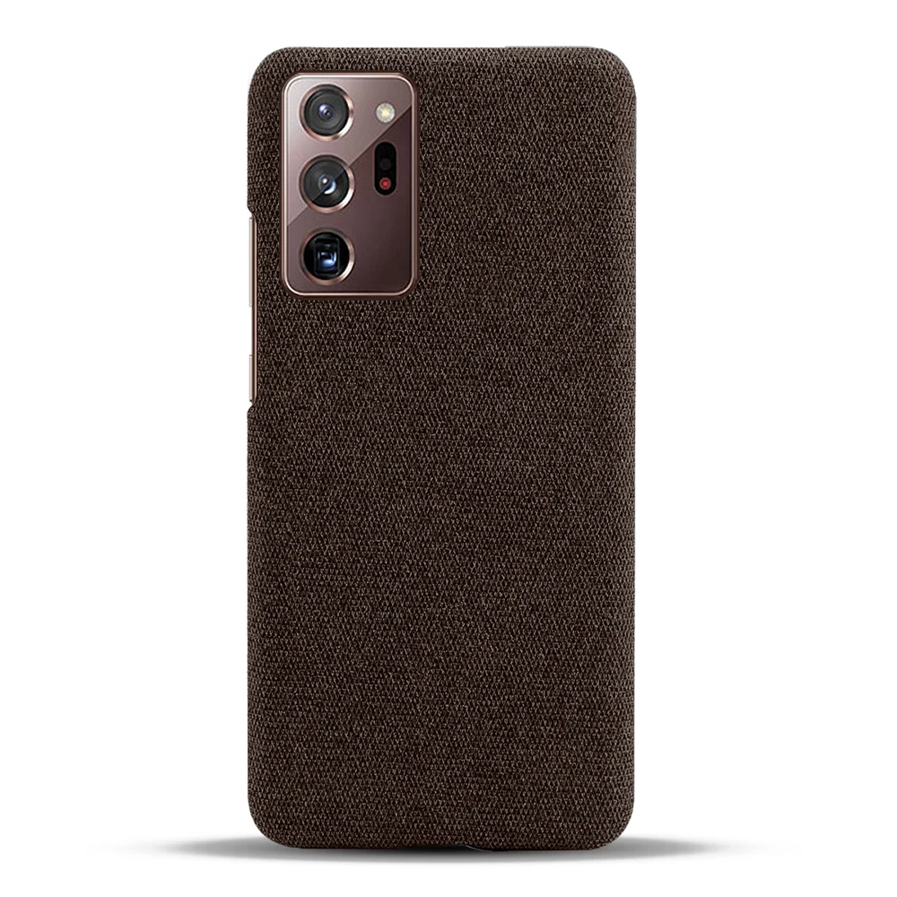 Cloth Texture Fitted Cover for Samsung Galaxy S22 Ultra Pro S21 S20 FE Plue 5G S10e S9 S8 NOTE 20 Fabric Antiskid Phone Case